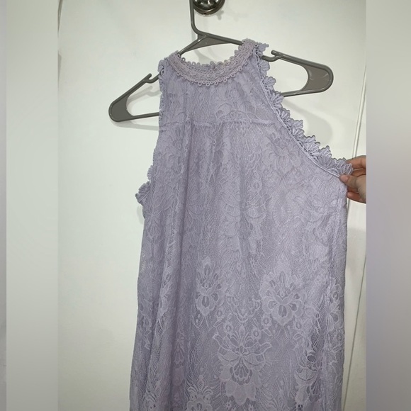 Light lavender lace detail high neck top size small
(paper + tee) - Picture 5 of 16